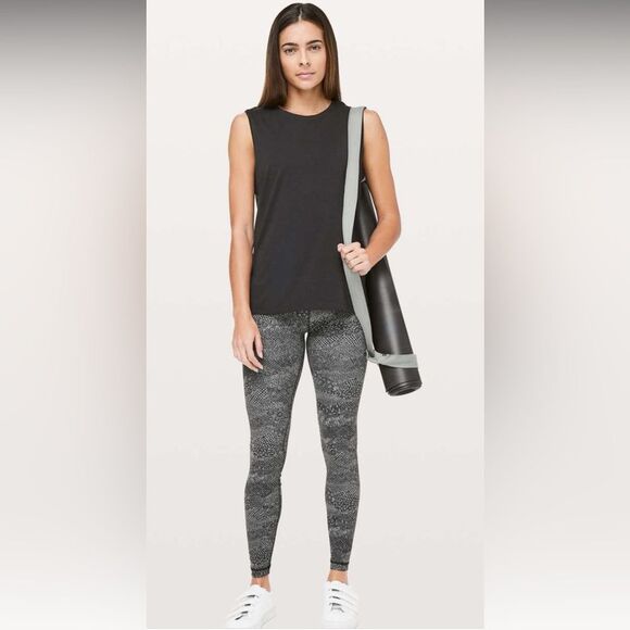 Lululemon Align Pant Full Length Black Size 4 Black and White - Picture 1 of 10